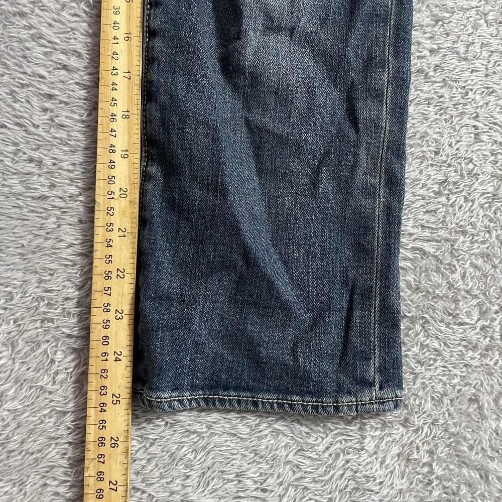 American Eagle Jeans Womens Size 10 Artist Low Rise Dark Wash Blue Denim Stretch - Picture 6 of 8